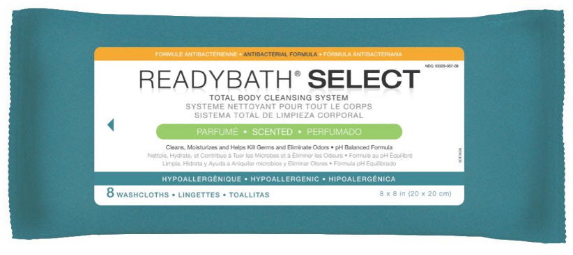 ReadyBath SELECT Medium-Weight Antibacterial Bathing Wipes